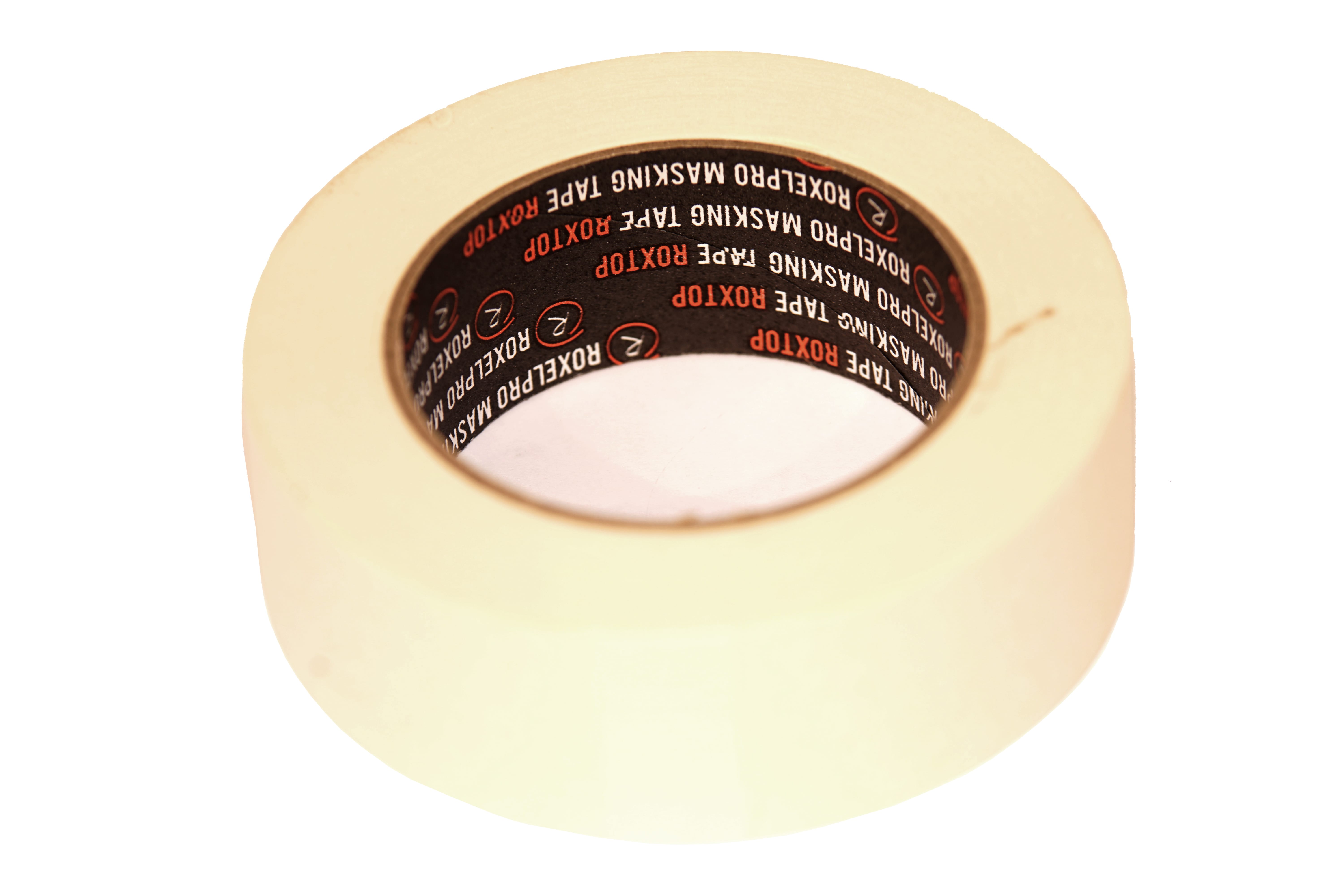 311438 RoxelPro Малярная лента RoxTop 4080, 80°, бежевая, 38мм*50м