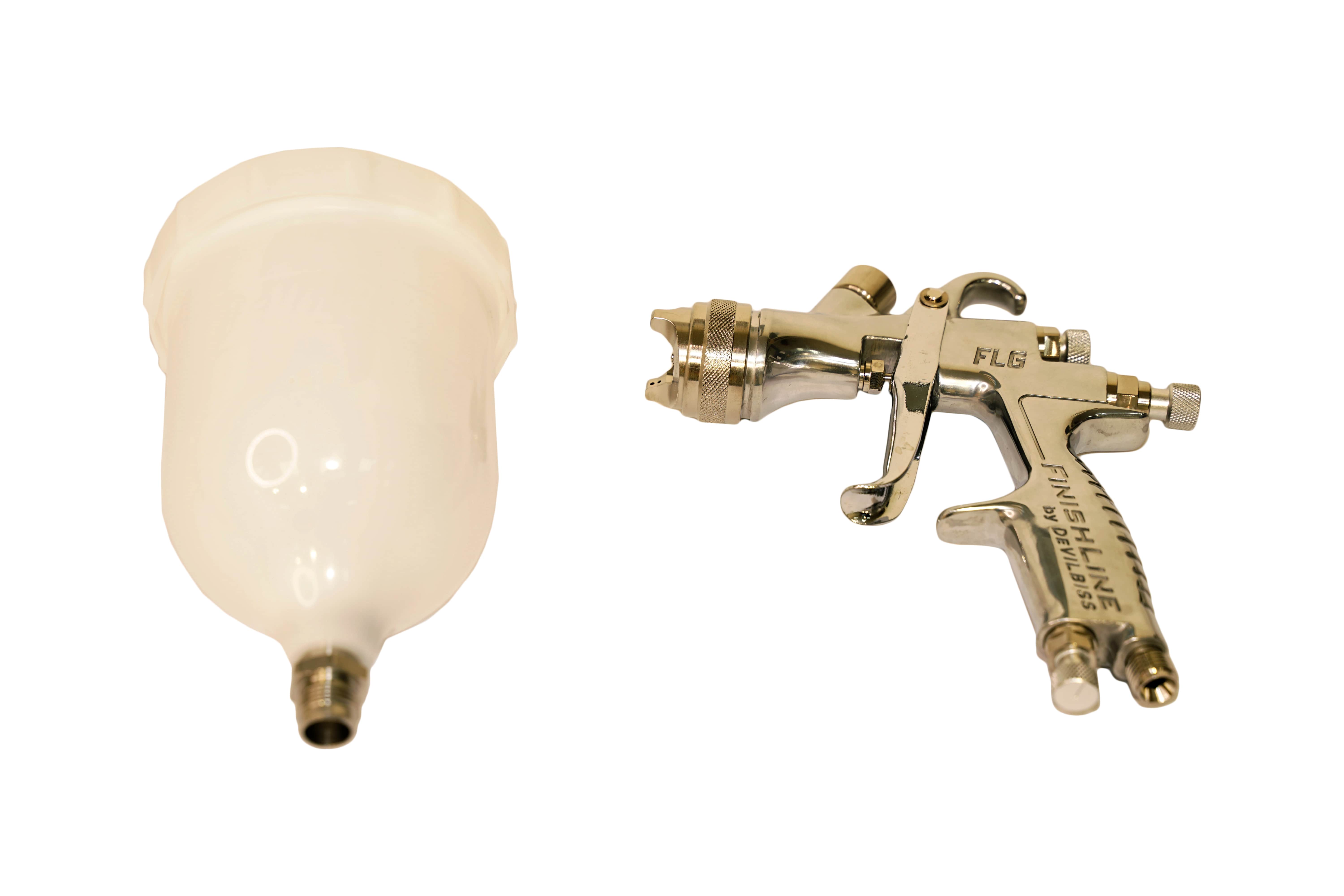 FLG-G5-14 Краскораспылитель DeVilbiss FLG 5 верхний бачок Trans-Tech (среднее давление) 1,4мм