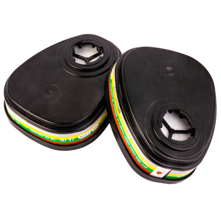 Фильтры от аммиака, органических и кислых газов ABEK1 (2 шт.) JETA SAFETY 6541