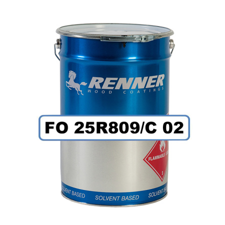 FO 25R809/C 02 Матовая эмаль ПУ 25% блеска белый