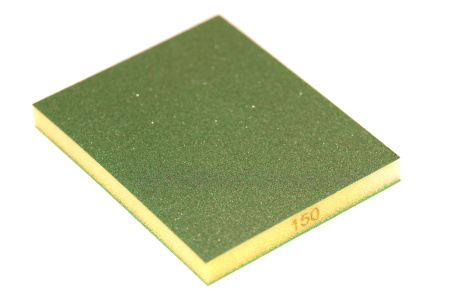 102209 SUNBLOCK Шлифовальная губка 123*98*12,5мм 2-стороннее P150