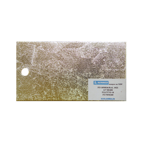 Зеркальная поталь "FILETTO", 8*8.5, европак, золото светлое 18