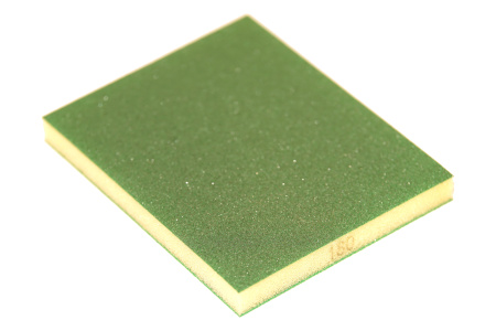 102210 SUNBLOCK Шлифовальная губка 123*98*12,5мм 2-стороннее P180