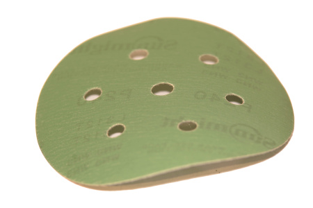 52012 L312T Film (зеленый) Круг Ø150мм 7 отв. Открытое P240