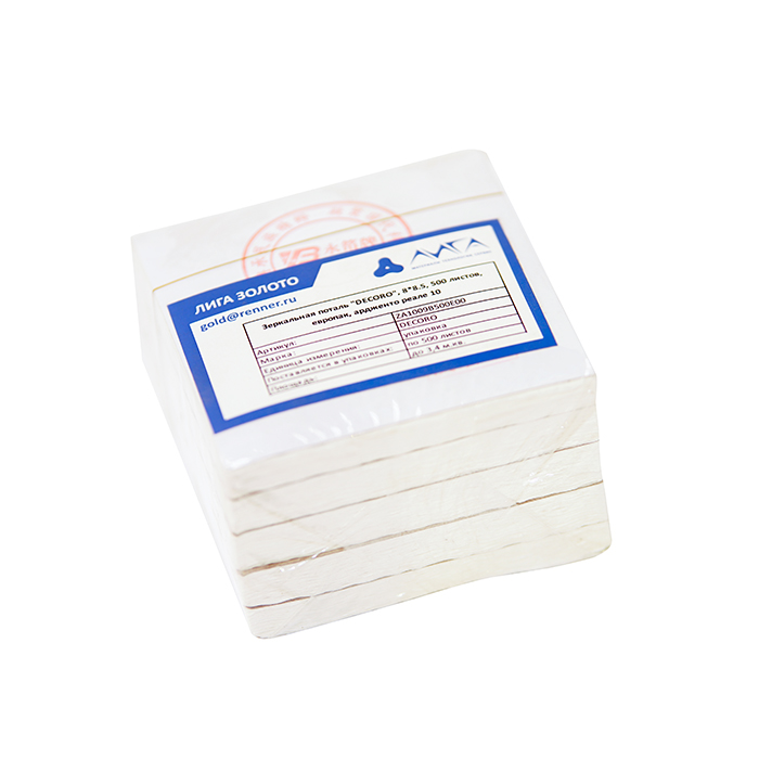 Зеркальная поталь "DECORO", 8*8.5, европак