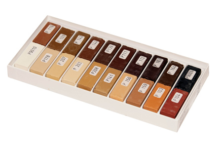 Набор матовых твердых восков 20х4см